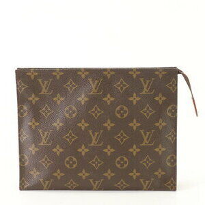 Louis Vuitton Monogram Toilette Pochette leather clutch Shoulder bag